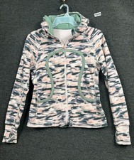 Lululemon Jacket Womens Size M Hooded Define Heritage Camo Multicolor