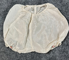 Vintage 50's Ivory Rosebud Bloomers Christening Pageant Holiday Diaper Cover 4T