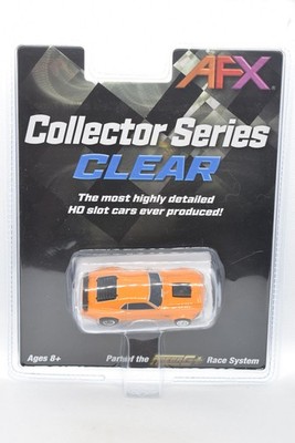 AFX Mega G+ Orange Boss Mustang 302 Gray Window HO Slot Car