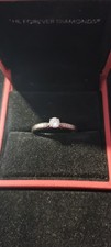 Diamond Forever Engagement Ring, Size L, 0.21Carats Igi Cert, Fully Boxed.
