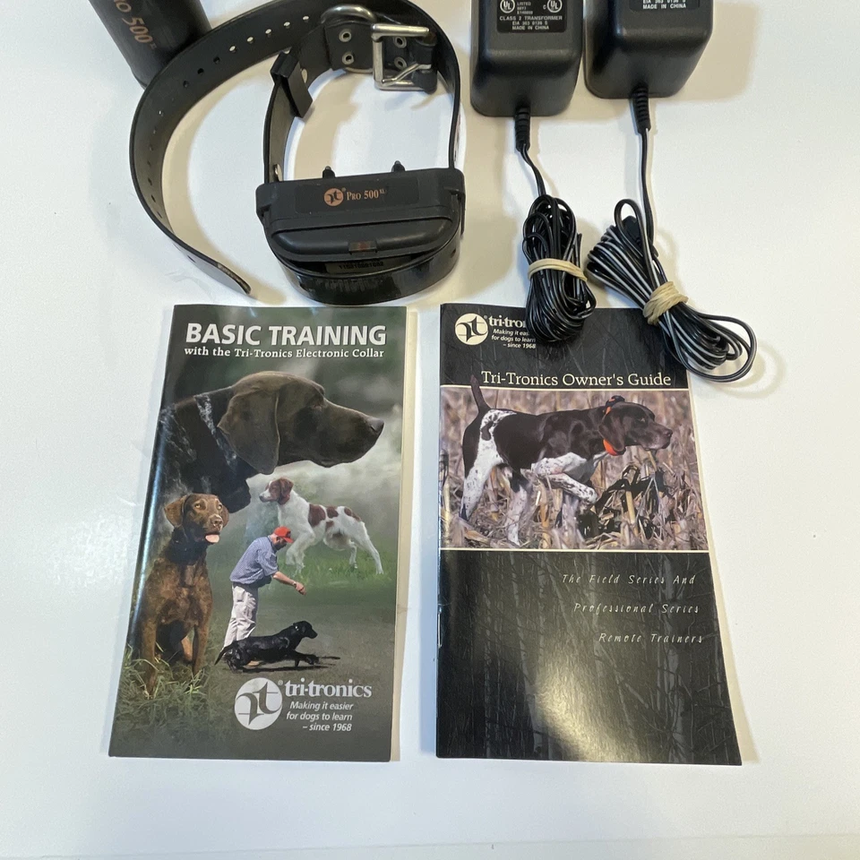 Tri-Tronics PRO 500 Sistema de Entrenamiento para Perros con Cargadores Collar Control Remoto - Probado Foto 2 de 4
