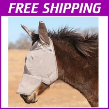 Soft Nylon Fly Mask for Mule Horses with Ears - Superior Comfort & Fit