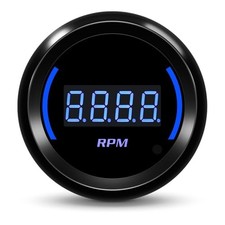 2" 52mm 0-9000 RPM Gauge Blue Digital Tacho Meter for 12V Universal Tachometer