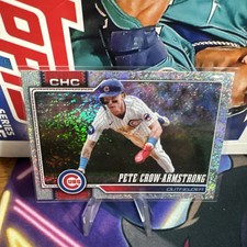 2026 Topps Series 1 - Pete Crow-Armstrong - Sand Glitter Foil #196 Cubs PCA