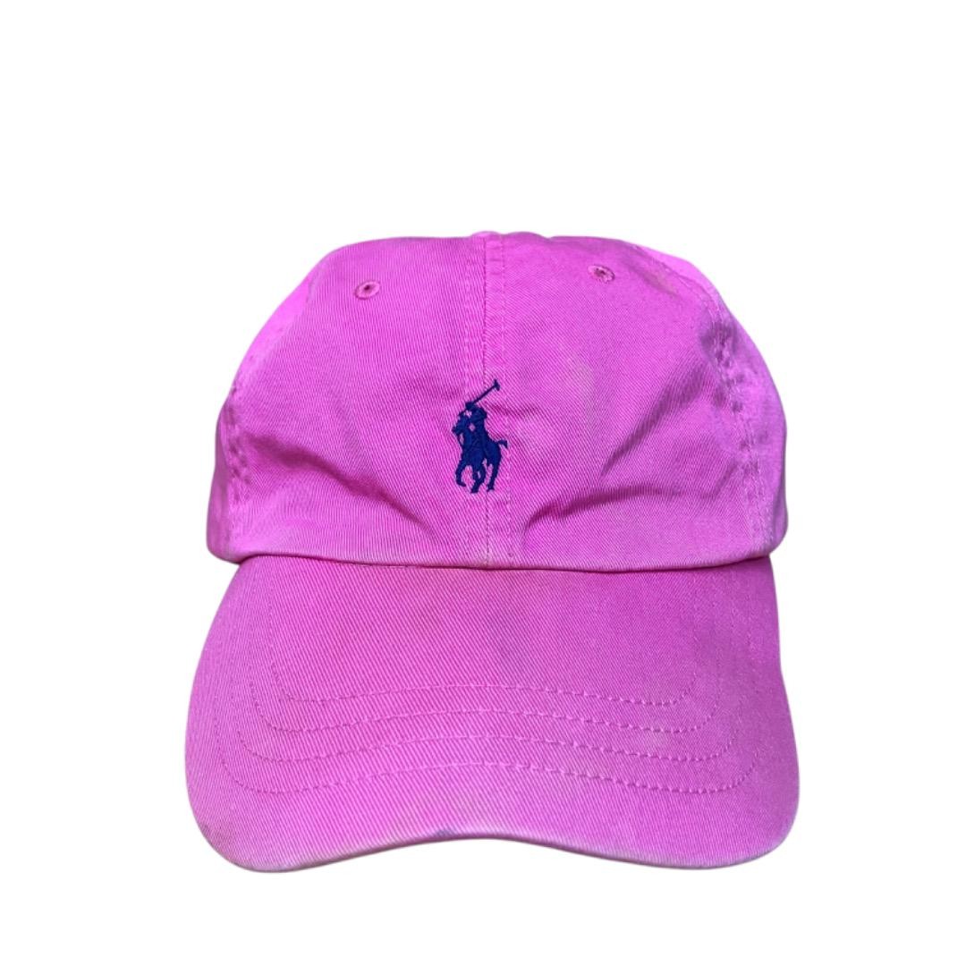 POLO Ralph Lauren berretto rosa logo pony ricamo