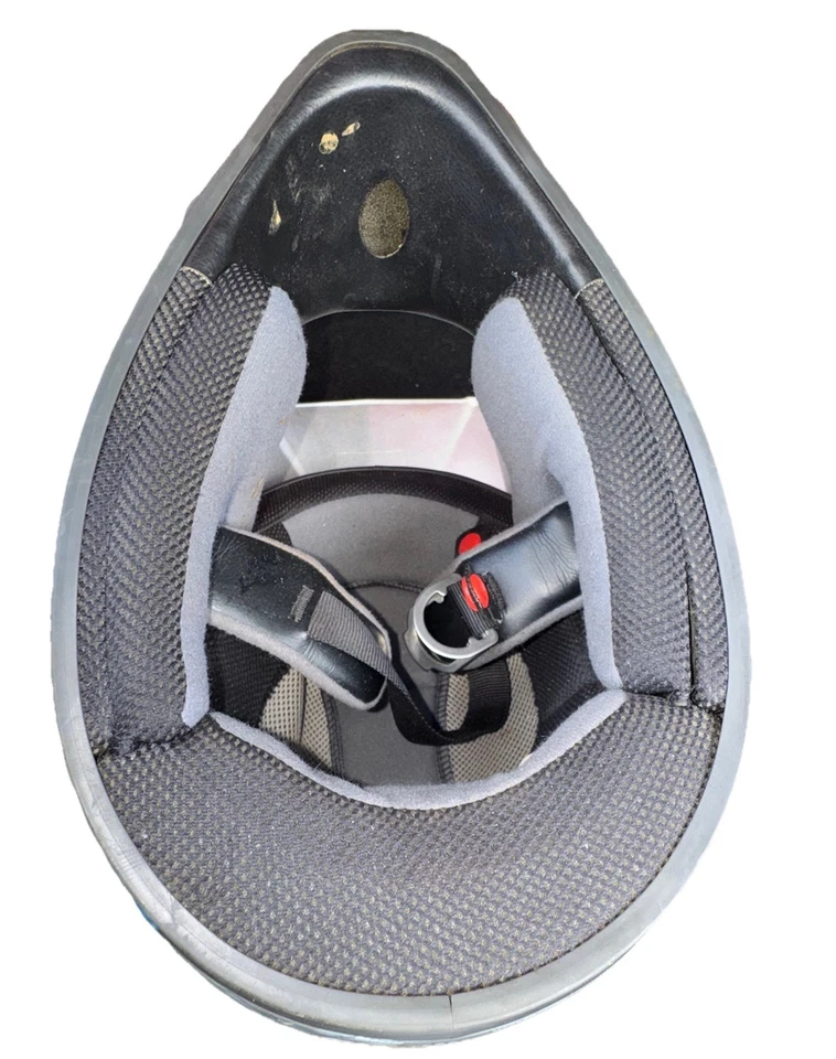 Casco Fox Racing Motocross Tracer Pro JR Plateado Talla Niños Mediano 50 cm Foto 3 de 4