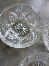 Kompottschalen Bleikristall 50er Jahre