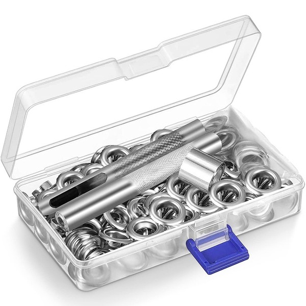 1X(12 Mm ÖSen Werkzeugsatz, 100 SäTze ÖSen ÖSen Set, Planen Reparatur9233-image