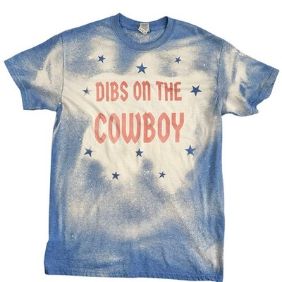 Dibs On The Cowboy M unisex sizing western t shirt top cowgirl Nashville rodeo