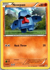 Pokemon TCG Nosepass 62/124 Dragons Exalted LP