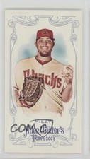 2013 Topps Allen & Ginter's Mini Red Ginter Baseball Back 7/25 Wade Miley r3x