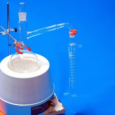 2000 ml Lab glass distillation kit distilling kit with coil graham condenser