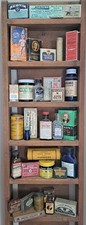 Vintage Large Lot Pharmaceutical Medicine Bottles Tins Boxes Medical Advertizing