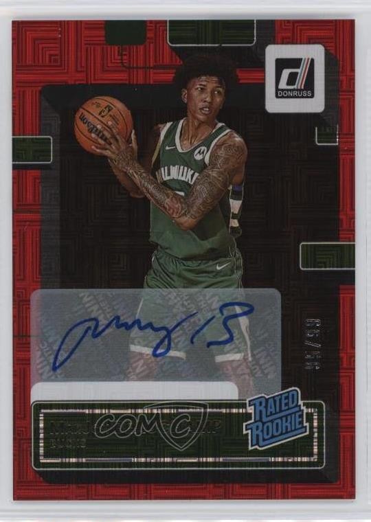 2022-23 Donruss Choice Red Signatures 95/99 MarJon Beauchamp Rookie Auto RC 0n64