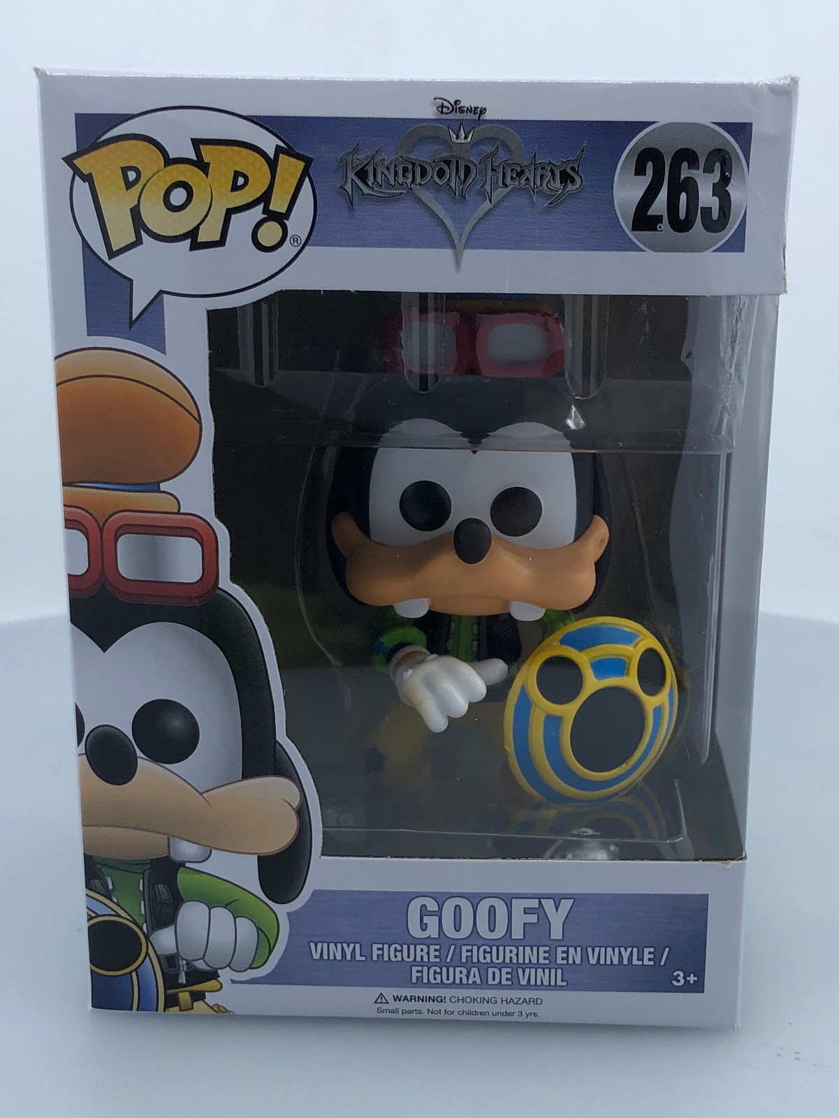 Funko Pop! Juegos Disney Kingdom Hearts Goofy #263 Figura Vinilo Caja Dañada