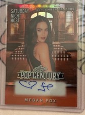 Megan Fox Auto 2025 Leaf Pop Century SNL Saturday Night Host 1/4 SSP