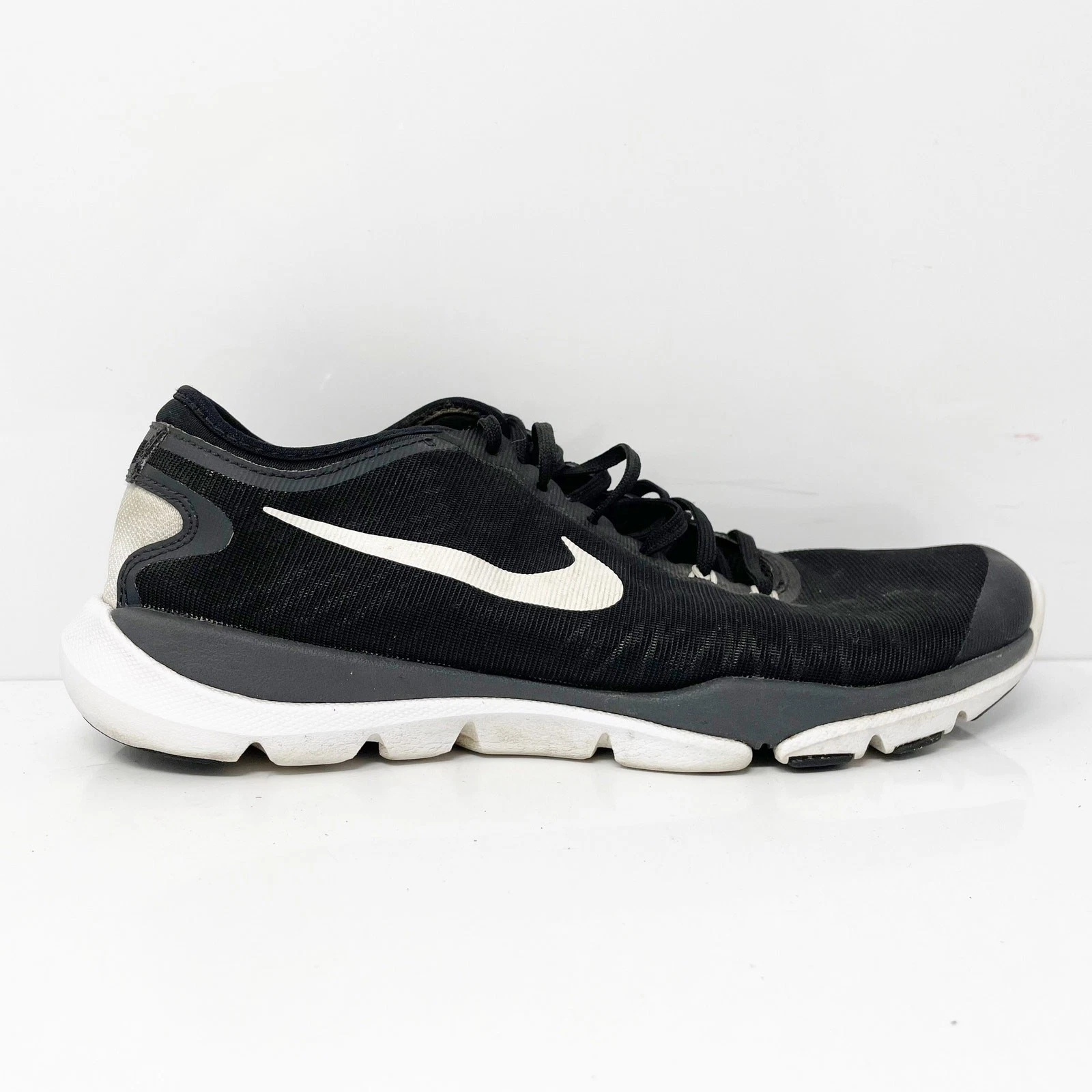 Chaussures de course baskets noires Nike Flex Supreme TR 4 819026 002 pour femme pointure 8,5