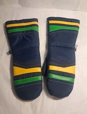 Rare Vintage 70's Snowmobile Gloves Korean Made Fits Teens Opera Length