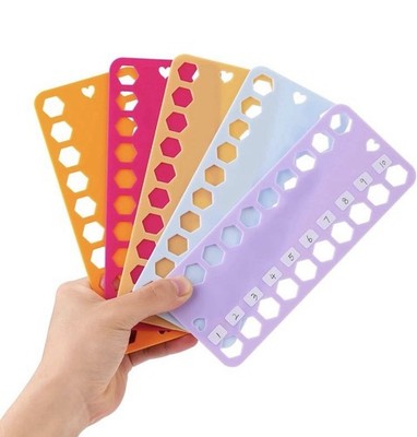 Embroidery Floss Organizer, 5 Color Plastic Floss Bobbin, Cross Stitch Thread (6