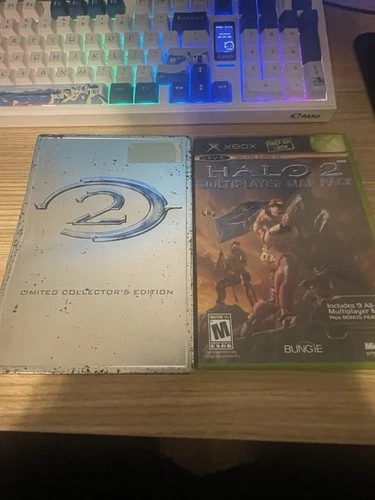 Halo 2: Limited Collectors Edition Steelbook Xbox 2004 w/ Sleeve Manual & Insert