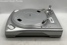 ION TTUSB Silver Portable Antique System Recorder Player Turntable Not Tested