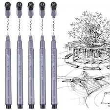 Micro Fine liner Drawing Art Pens 0.25 mm Black Fine Line Waterproof Ink pen