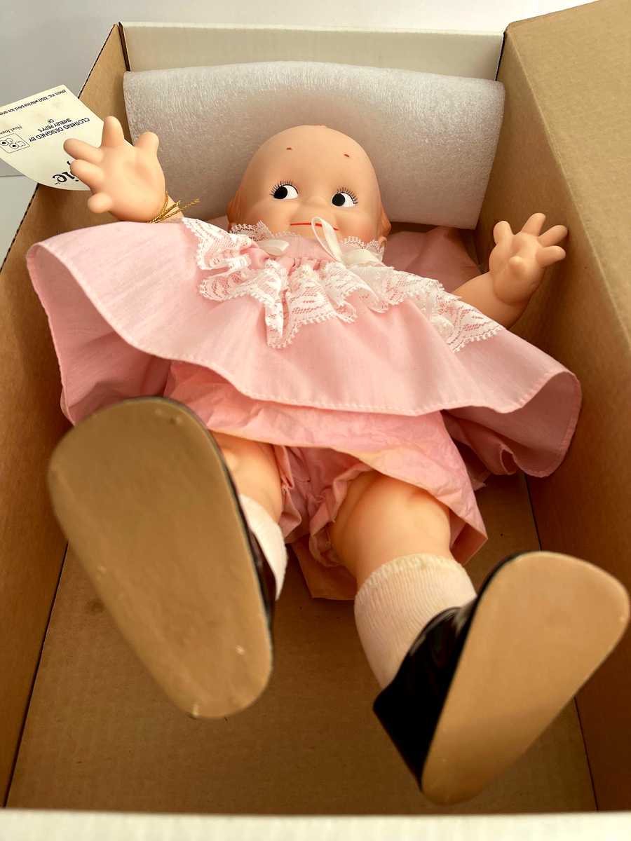 Vtg 1983 Original Cameo Dolls Rose O'Neill Kewpie Vinyl 15