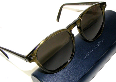 WARBY PARKER Waller M 719 SUNGLASSES 50-18-145 Cactus Crystal frame Lense w CASE
