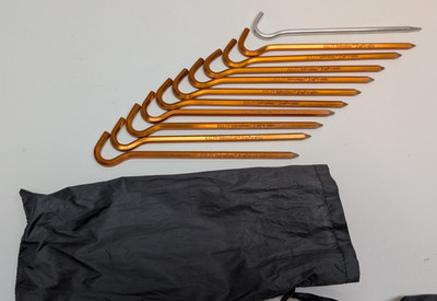 Kelty Nobendium II 10er Pack Zeltpfähle - 7'' leicht