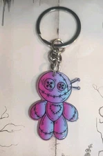Voodoo Doll Keychain Gothic Halloween Cute