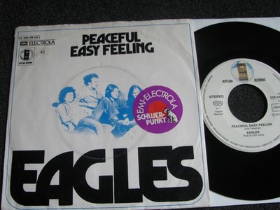 Eagles-Peaceful Easy Feeling 7'' Vinyl-1972 Germany-Asylum Records-1C 006 94 145