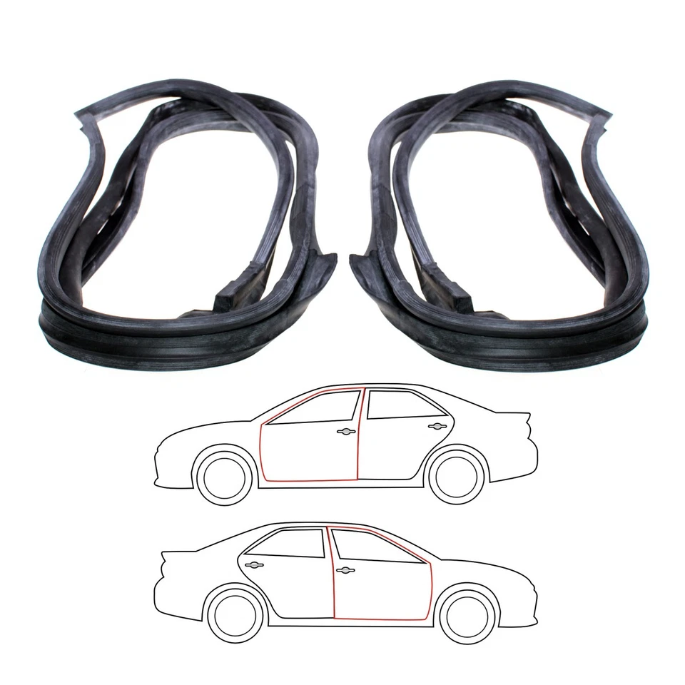 Ajuste Mercedes Benz Carrera 8 W115 200D 220D 240D 300D Puerta Delantera Sello Resistente a la Intemperie Foto 4 de 4