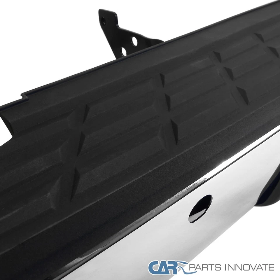 Fits 07-11 Silverado Sierra 1500 Pickup Chrome Rear Bumper Step Bar+Sensor Hole Foto 4 de 4