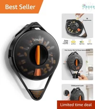 Weekly Pill Dispenser Organizer Plastic Large Compartments Child Proof Lock