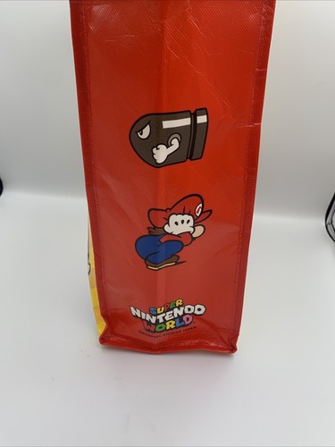 Uniba Mario Luigi Toad Yoshi Shopping Bag Limited Edition Zipper Reusable Japan - Picture 4 of 9
