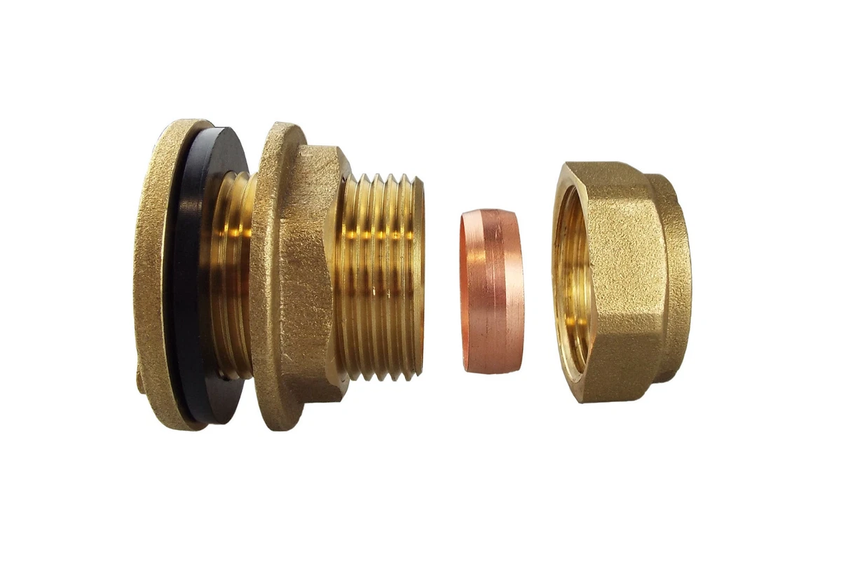Copper pipe on sale compression fittings
