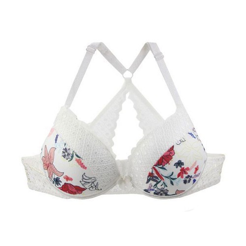 Women Bra or Bra Set Flower Printed Bras Underwired Lace Sexy Lingerie Underwear - Picture 5 of 43