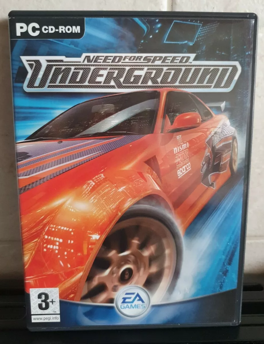 Need For Speed Underground PC CD-ROM Game EA Games 3+ Yrs 100% COMPLETE -EX  COND