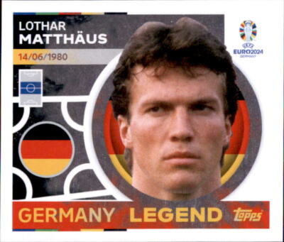 Topps EURO EM 2024 Sticker GER 21 - Lothar Matthäus - Legend