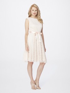 tahari lace fit and flare dress