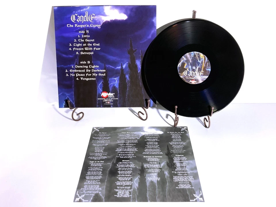CANDLE The Keeper's Curse LP Black Vinyl Mercyful Fate King Diamond - Image 3 of 3