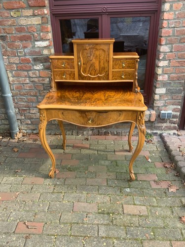 Damensekretär Nussbaum 2. Hälfte des 19.Jh - Bild 7 von 24
