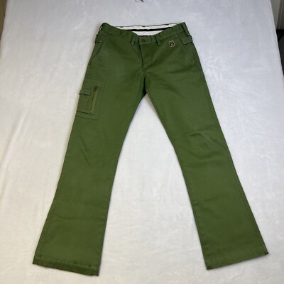 Edwin Golf Cargo Pants Men s Medium Green Technical Japanese Streetwear Style