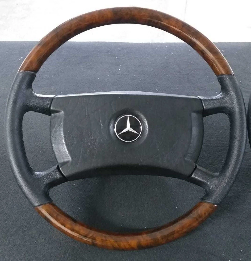 W124 wooden cheap steering wheel