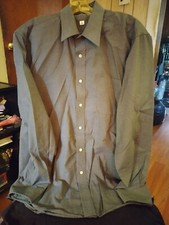 Men's PIERRE CARDIN GRAY Dress Shirt SIZE 16 1/2Neck 34/35 Long Sleeve NWOT