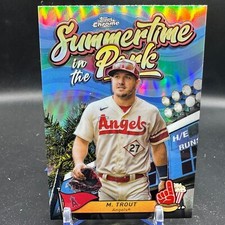 Mike Trout #SITP-10 Prices | 2024 Topps Chrome Summertime in the