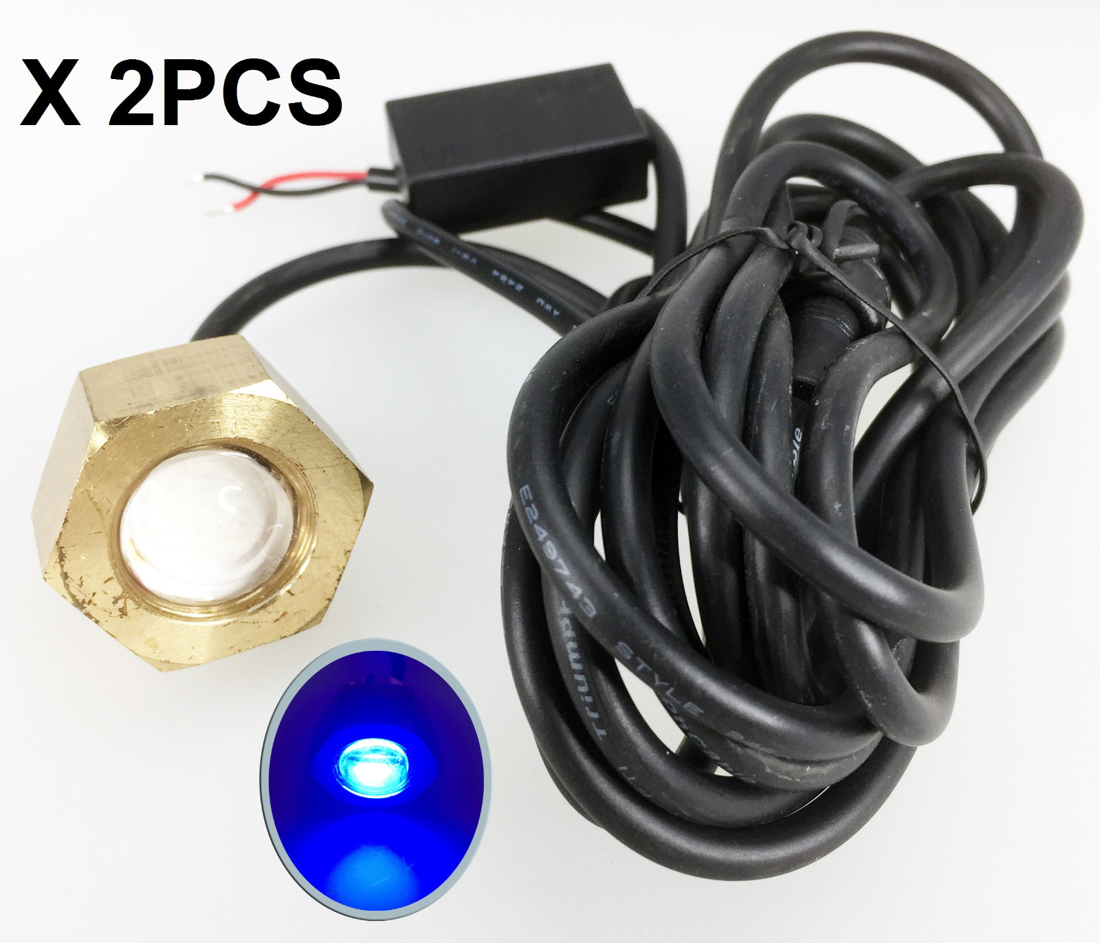 Marine LED Lighting Super Green Garboard LED Boat Drain Plug Light – 1000 Lumens, 1/2 NPT, Underwater Lighting Underwater LED Garboard Light 1000 Lumens 1/2 NPT Green - Foto 5