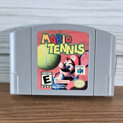 Mario Tennis Nintendo 64 N64 Authentic Tested Video Game Cartridge M7