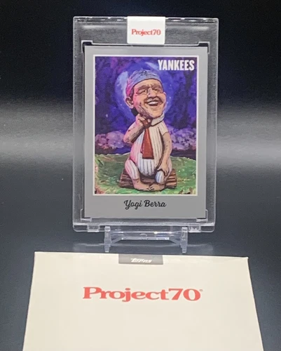 2021 TOPPS PROJECT 70 CARD #43 YOGGI BERRA - BY RON ENGLISH