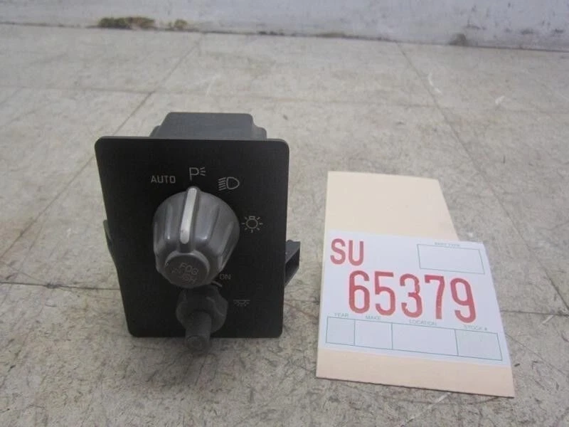 Interruptor de atenuación de faros Aztek 2001 Pontiac luz de cabeza lámpara antiniebla control OEM Foto 2 de 4